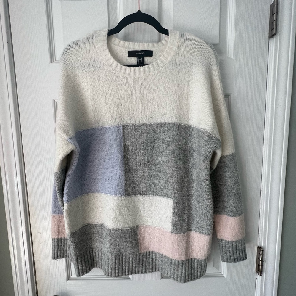 Colorblock sweater